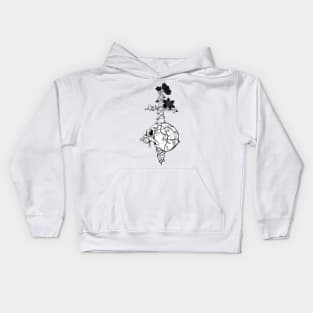 Skull and sword Kids Hoodie